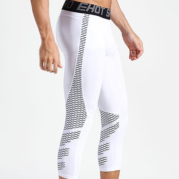 Тайтсы Ehot Black Mesh White Tights