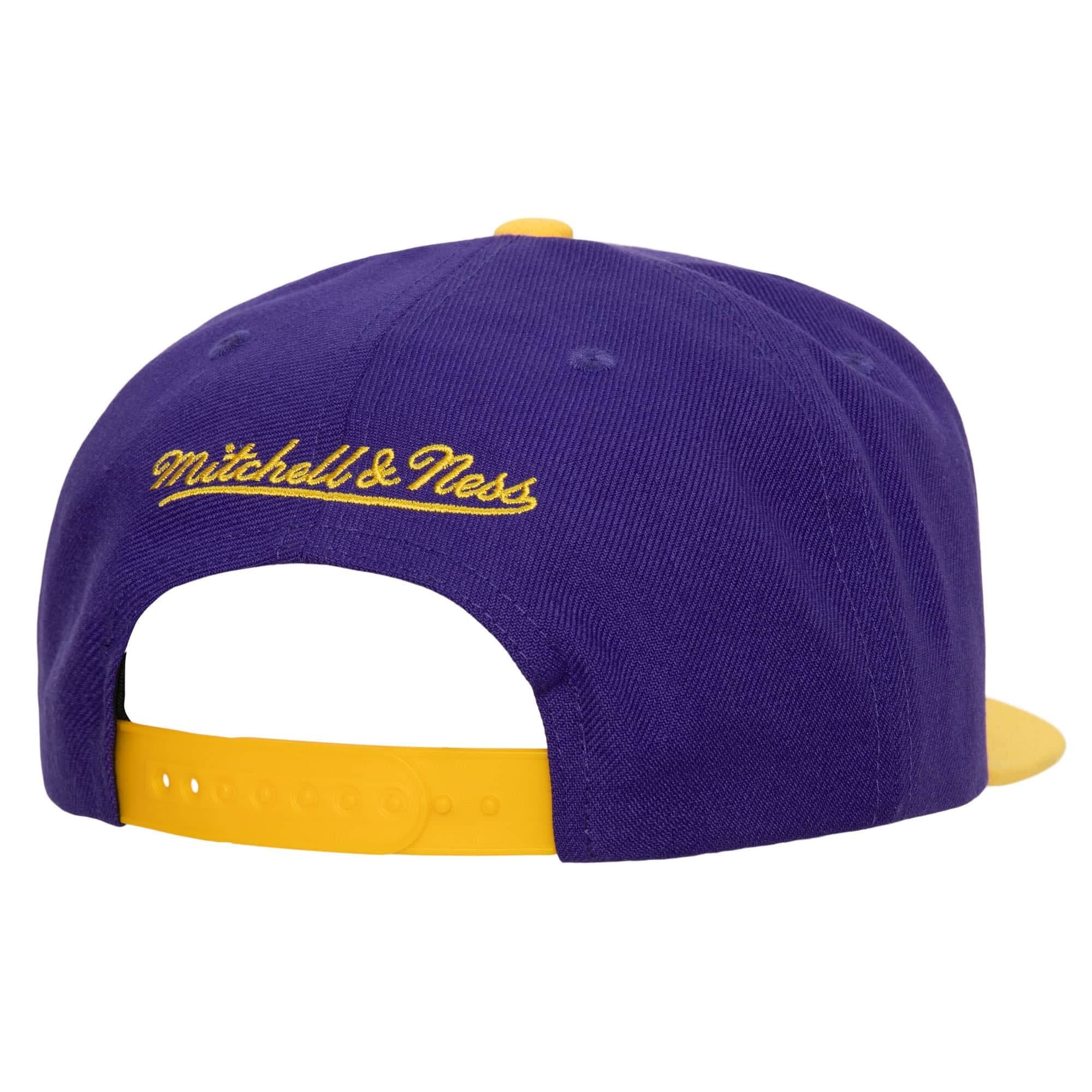 Бейсболка Mitchell & Ness Crooked Path Snapback Los Angeles Lakers Hat