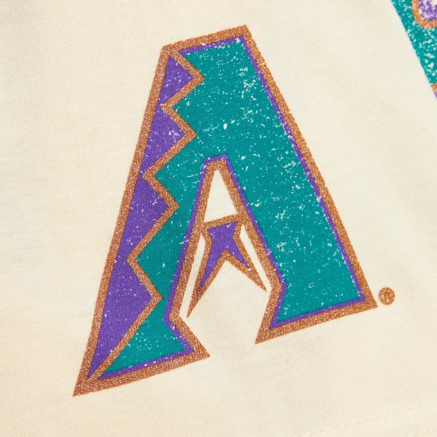 Футболка Mitchell & Ness Randy Johnson Cream Arizona Diamondbacks Name & Number T-Shirt
