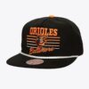 Mitchell-Ness-Black-Baltimore-Orioles-Radiant-Lines-Deadstock-Snapback-Hat-100x100