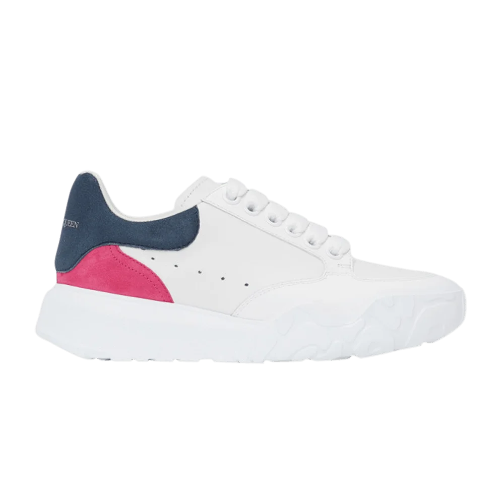 Krossovki-Alexander-McQueen-Wmns-Oversized-Court-Trainer-Navy-Pink