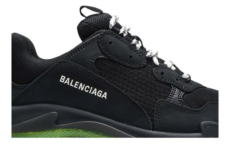 Кроссовки Balenciaga Triple S Sneaker 'Black Yellow Fluo'