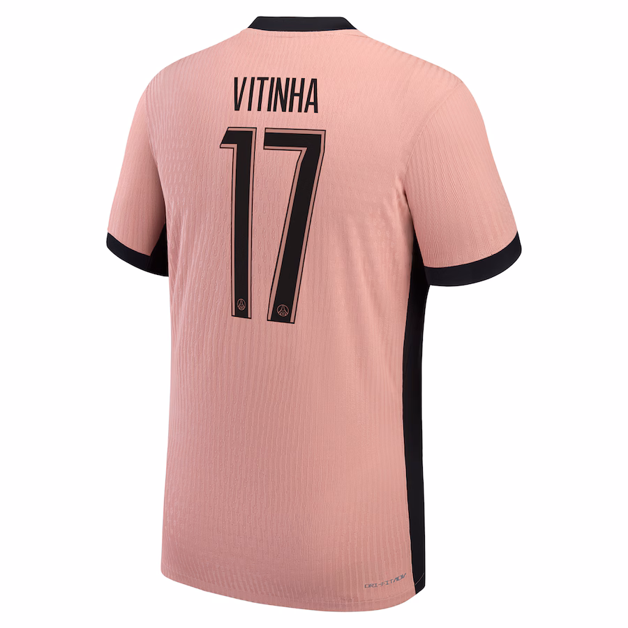 Футбольное джерси PSG Jordan Third Dri-FIT ADV Match Shirt 2024-25 Vitinha 17