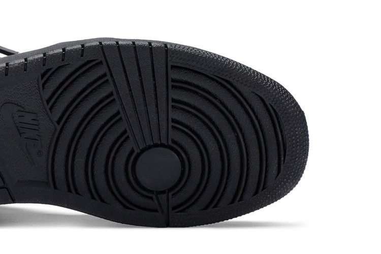 Кроссовки Comme des Garçons x Air Jordan 1 Retro Strap High 'Black'