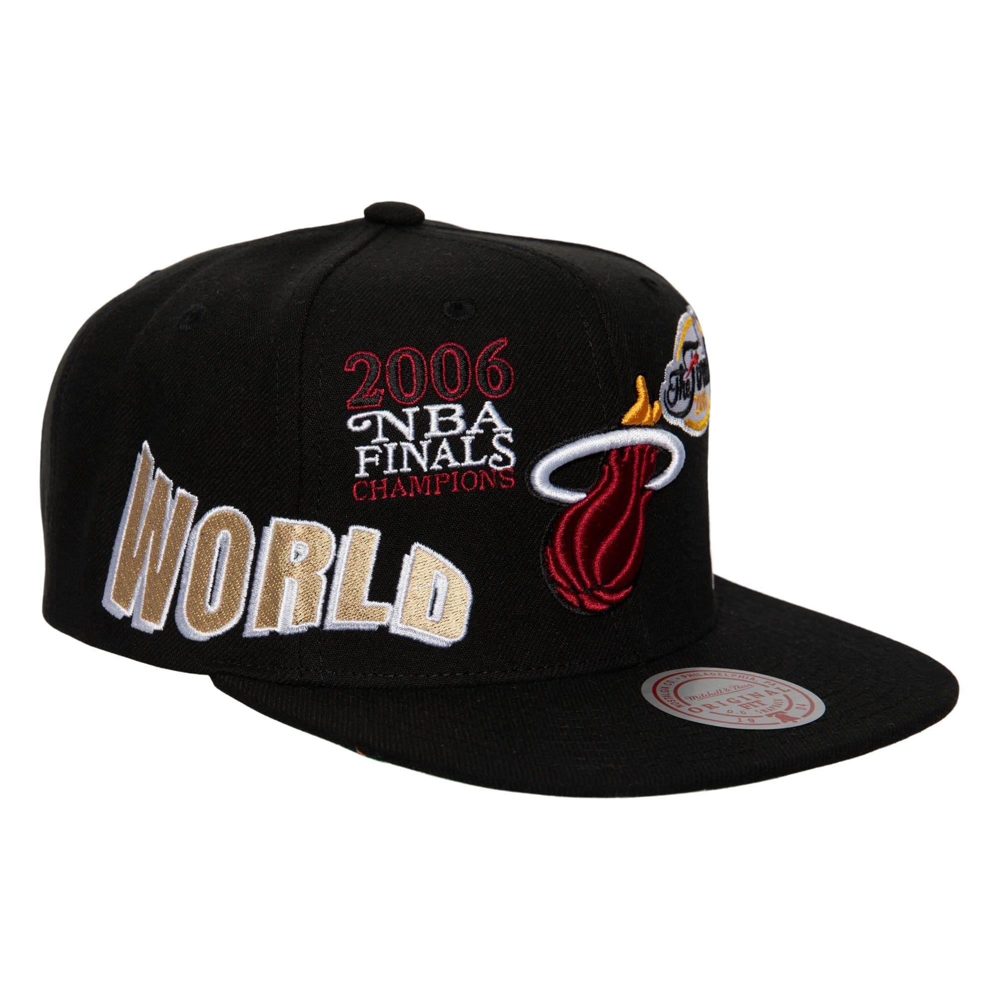 Бейсболка Mitchell & Ness World Champs Snapback Miami Heat Hat