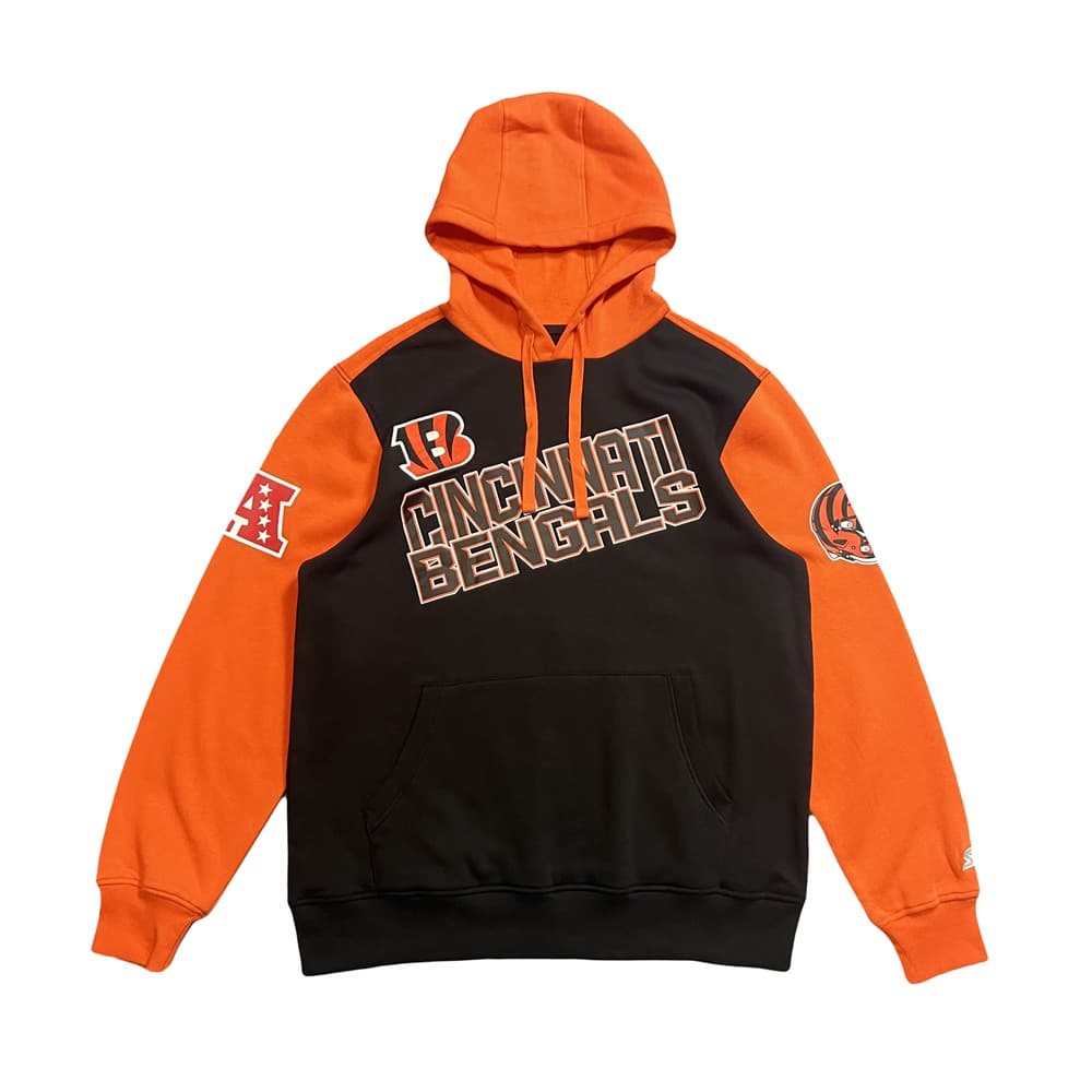 Худи Starter NFL Bengals Black Hoodie