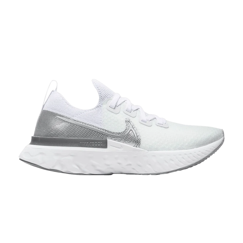 Krossovki-Nike-Wmns-React-Infinity-Run-Flyknit-White-Metallic-Silver