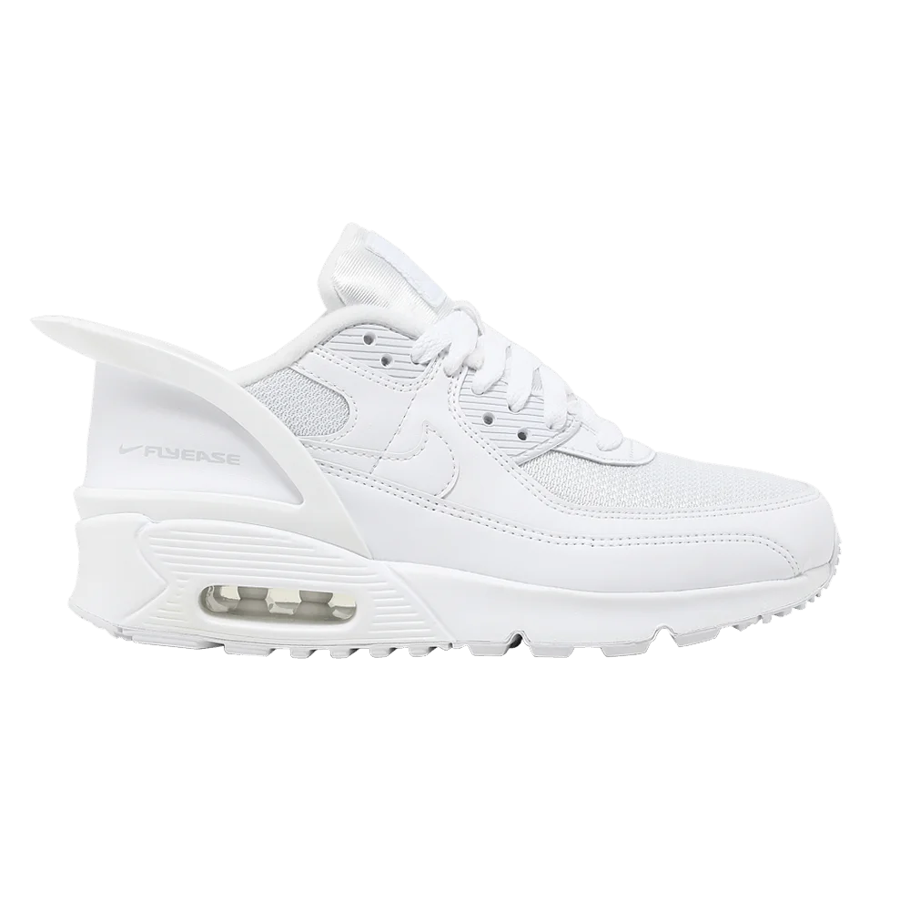 Krossovki-Nike-Air-Max-90-FlyEase-GS-Triple-White