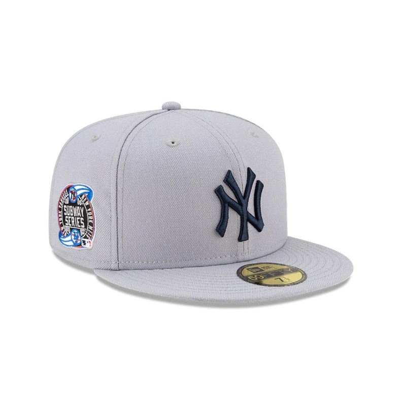 Кепка Awake Subway Series New York Yankees New Era Fitted Cap Gray