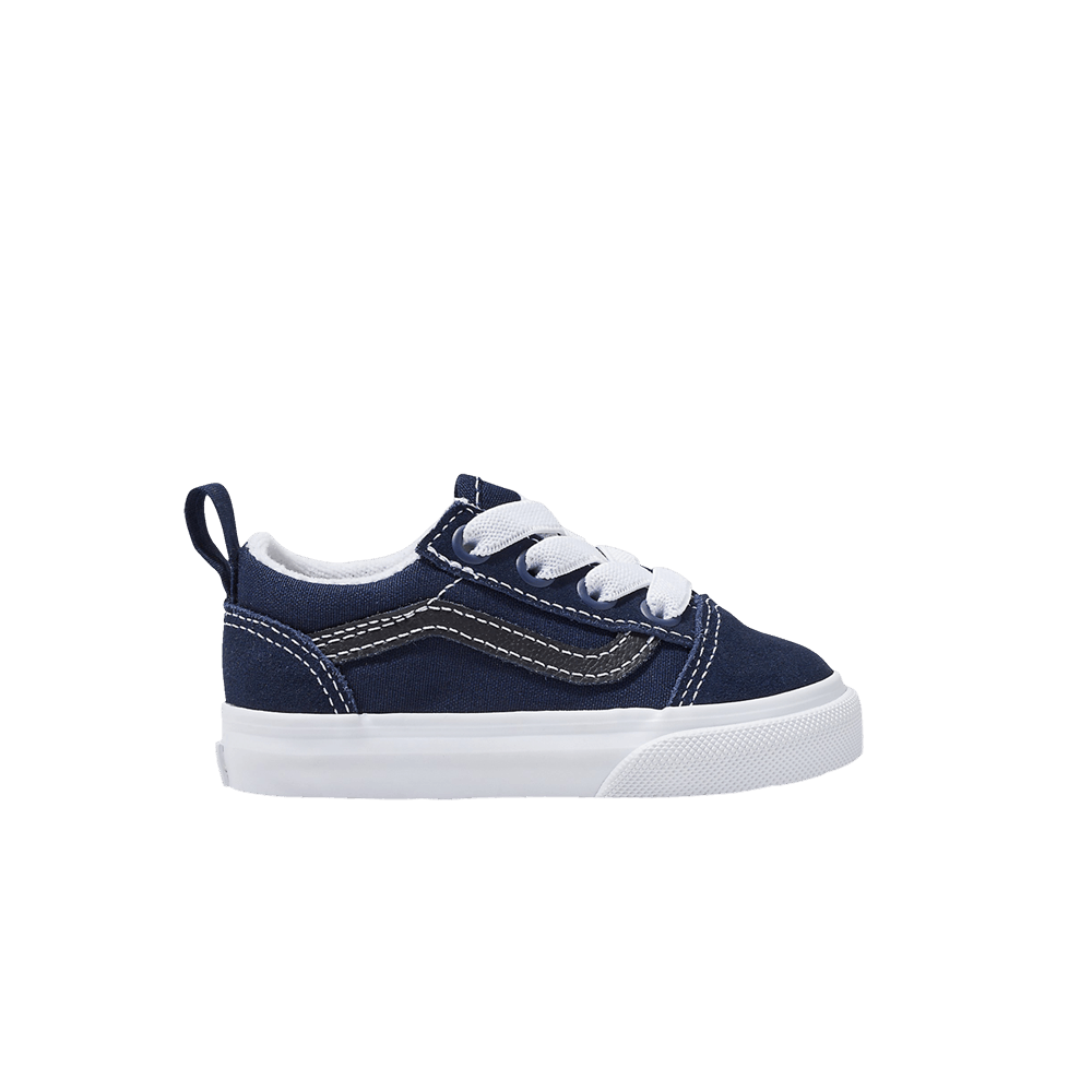 Кроссовки Vans Old Skool Elastic Lace Toddler 'Fat Lace - Parisian Night'