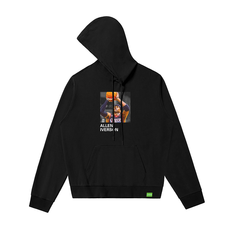 Худи 2020 Kalan Allen Iverson Hoodie Black