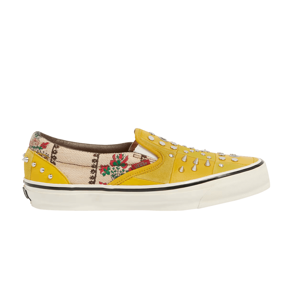 Кроссовки Vans x Gucci OG Classic Slip-On LX 'Yellow Patchwork'