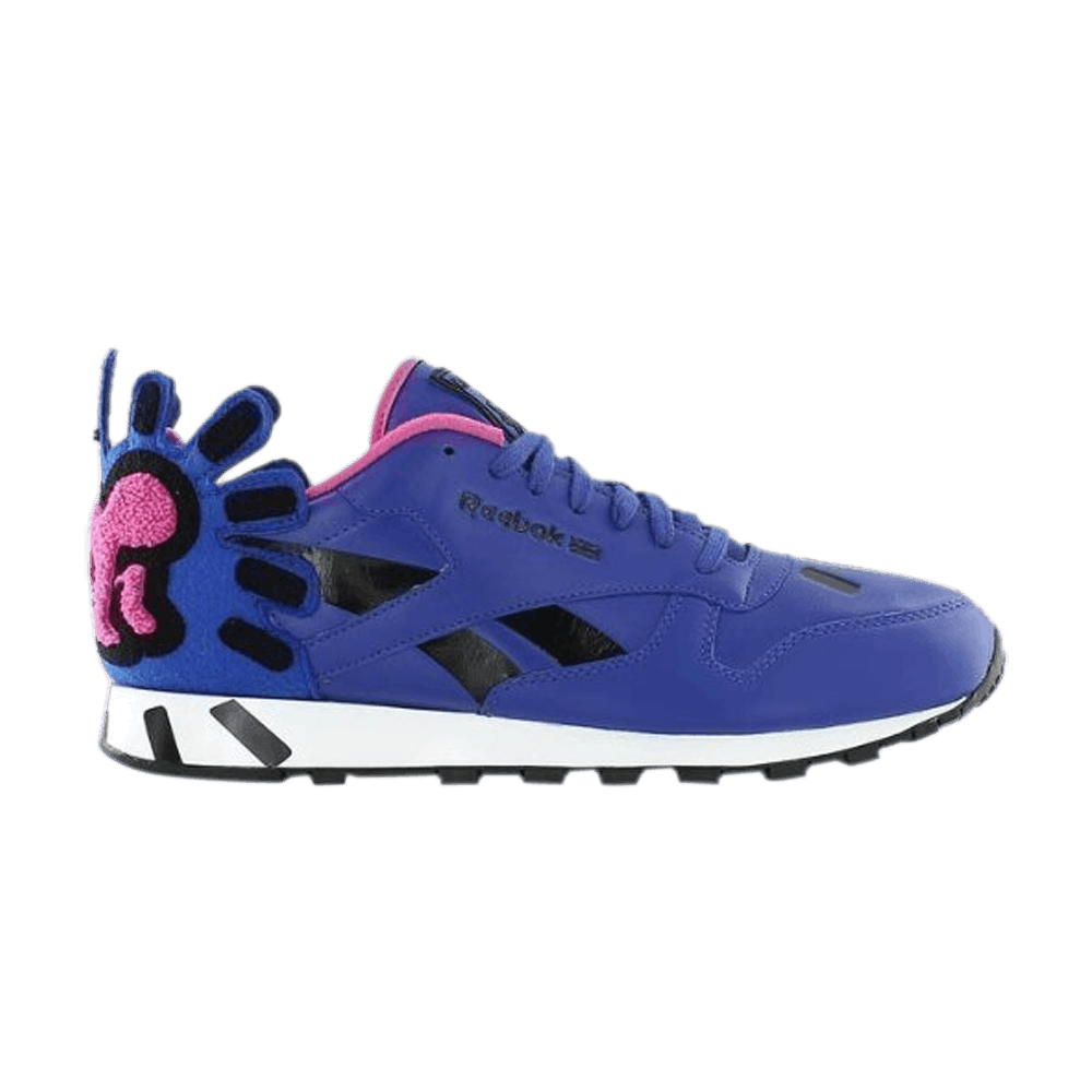 Кроссовки Reebok Keith Haring x Classic Leather Lux 'Vital Blue Pink'