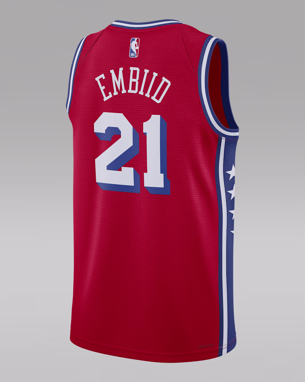 Баскетбольное джерси Jordan NBA Joel Embiid Philadelphia 76ers 20-21 Statement Edition Swingman