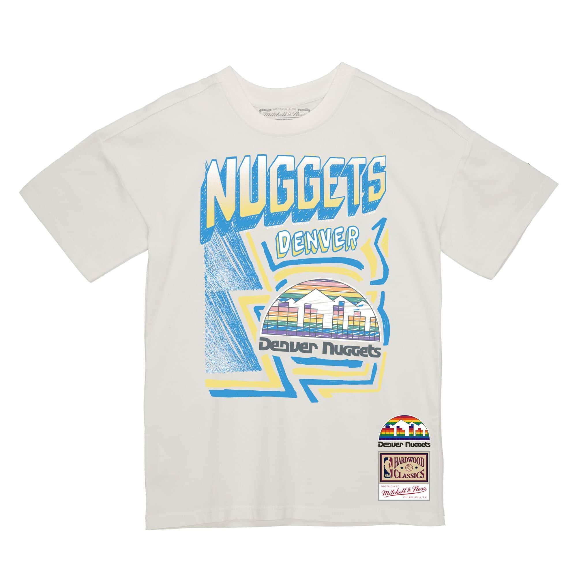 Футболка Mitchell & Ness Sidewalk Sketch Tee Denver Nuggets T-Shirt