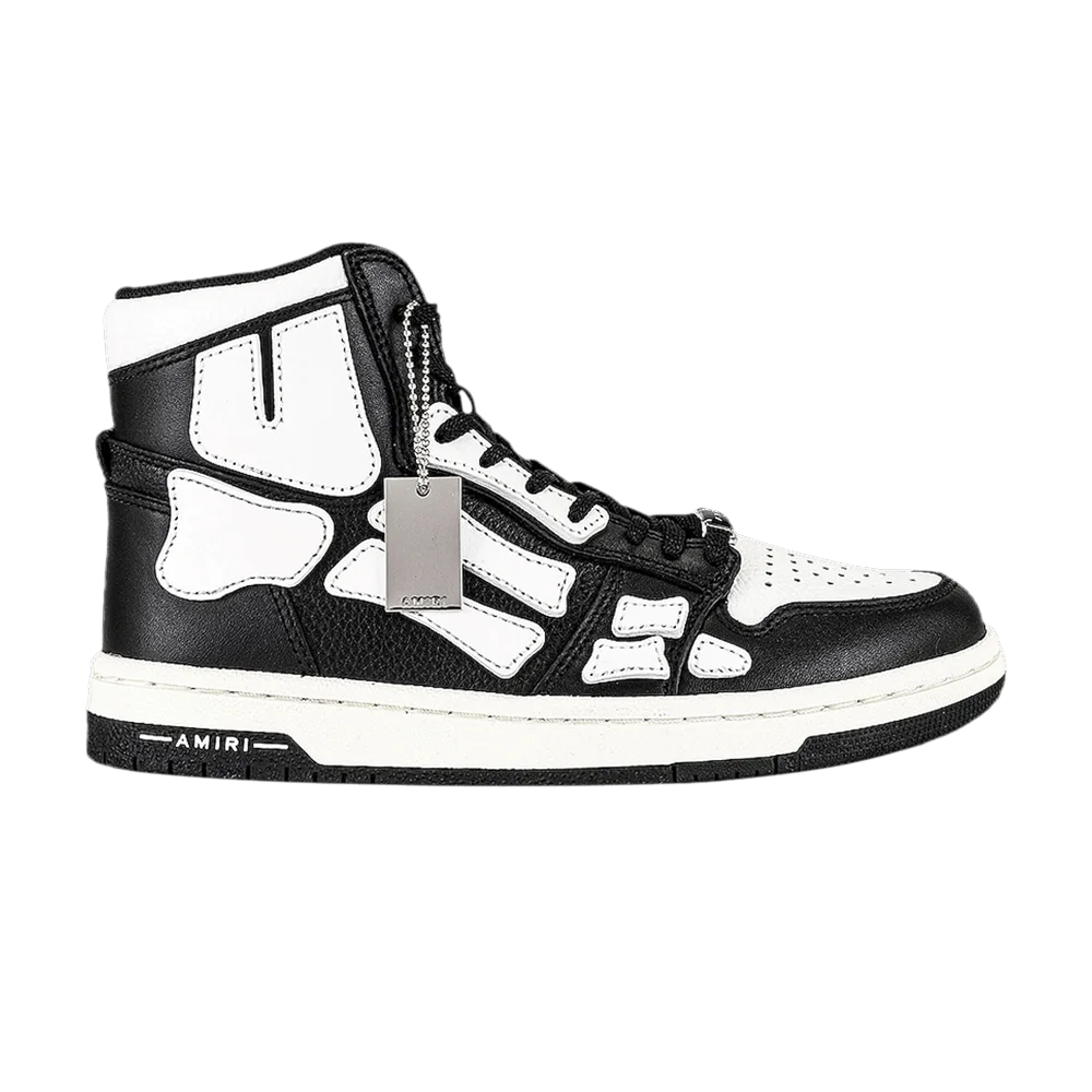 Krossovki-Amiri-Wmns-Skel-Top-High-Black-White-Alternate