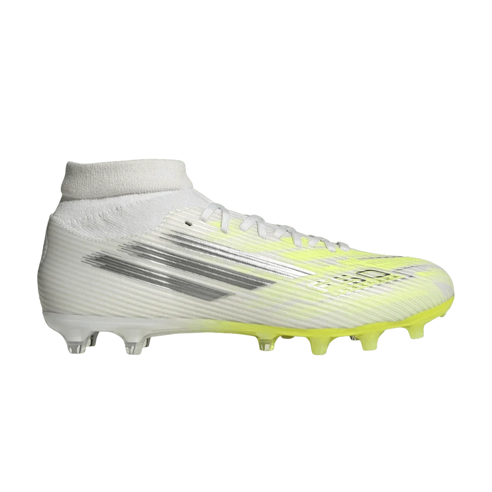 Кроссовки adidas Wmns F50 Sparkfusion League Mid FG AG 'Cloud White Iron Metallic Yellow'