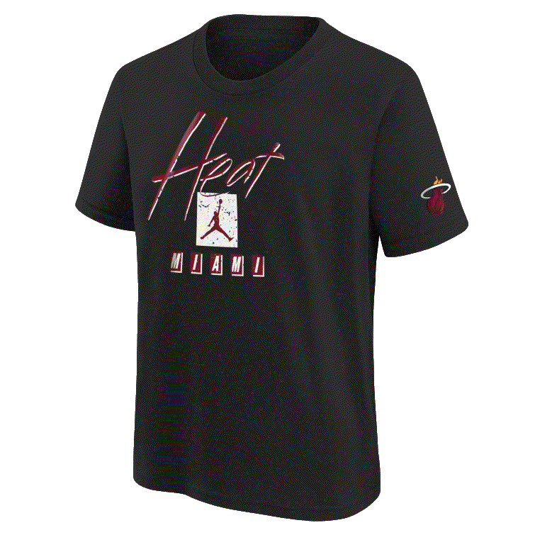 Баскетбольная футболка Nike Miami Heat 2024 City Edition Courtside 1 Youth NBA T-Shirt
