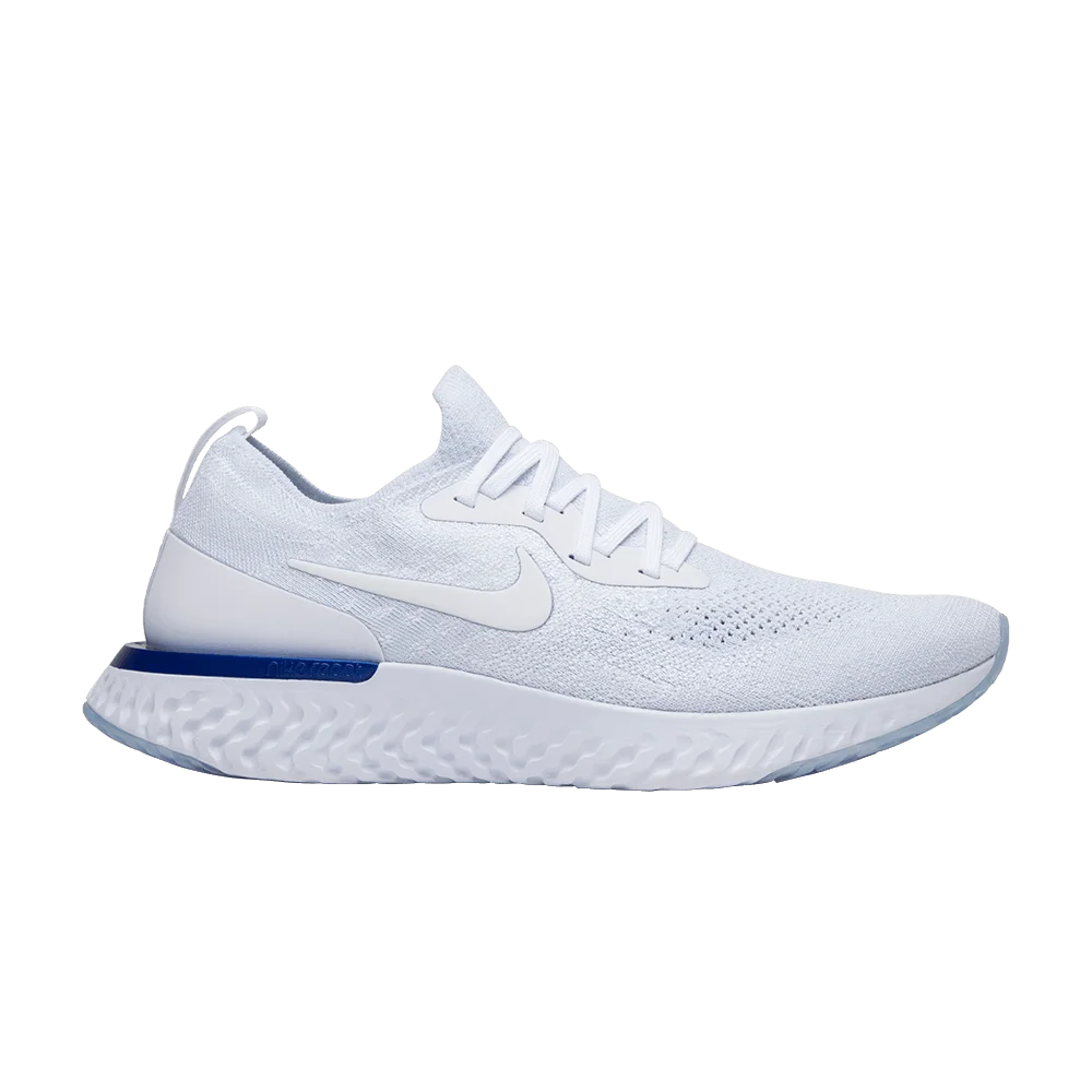Кроссовки Nike Epic React Flyknit 'White Racer Blue'