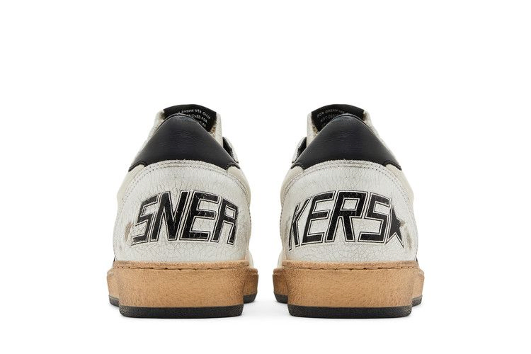 Кроссовки Golden Goose Ball Star 'White Black'