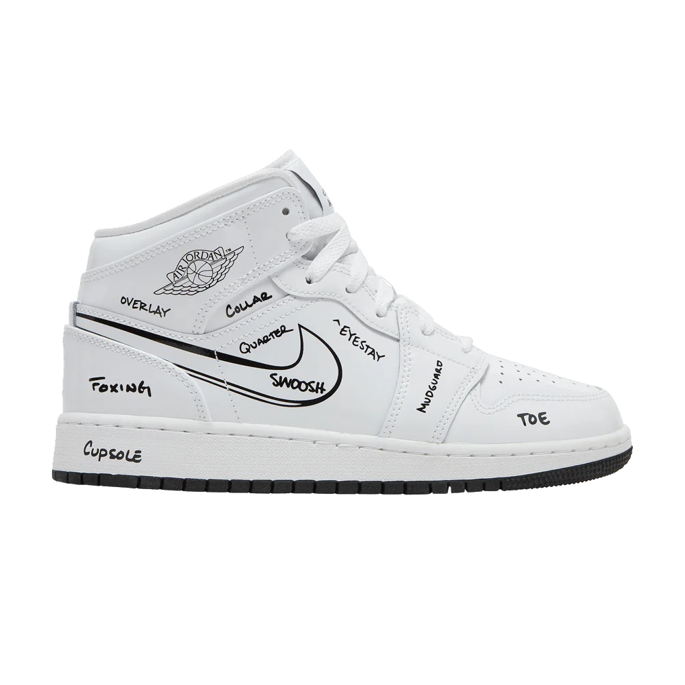 Krossovki-Air-Jordan-1-Mid-GS-Schematic