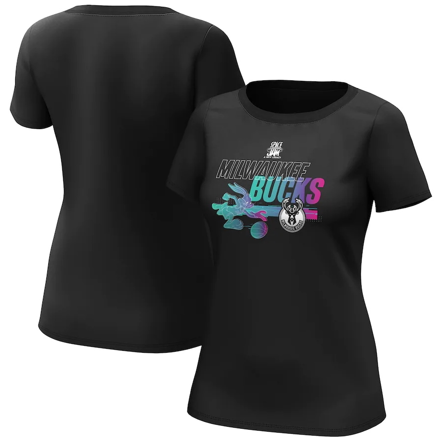 Футболка Milwaukee Bucks Fanatics Branded Space Jam Baller Bugs T-Shirt – Womens