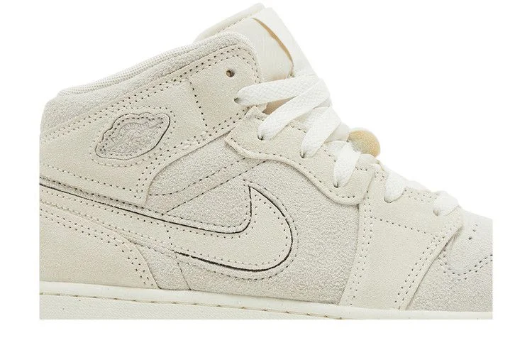 Кроссовки Air Jordan 1 Mid SE Craft GS 'Pale Ivory'