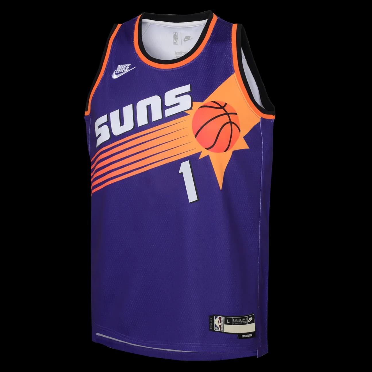 2022-23-Phoenix-Suns-Devin-Booker-1-Youth-Swingman-Classic-Edition-Purple-Jersey-8