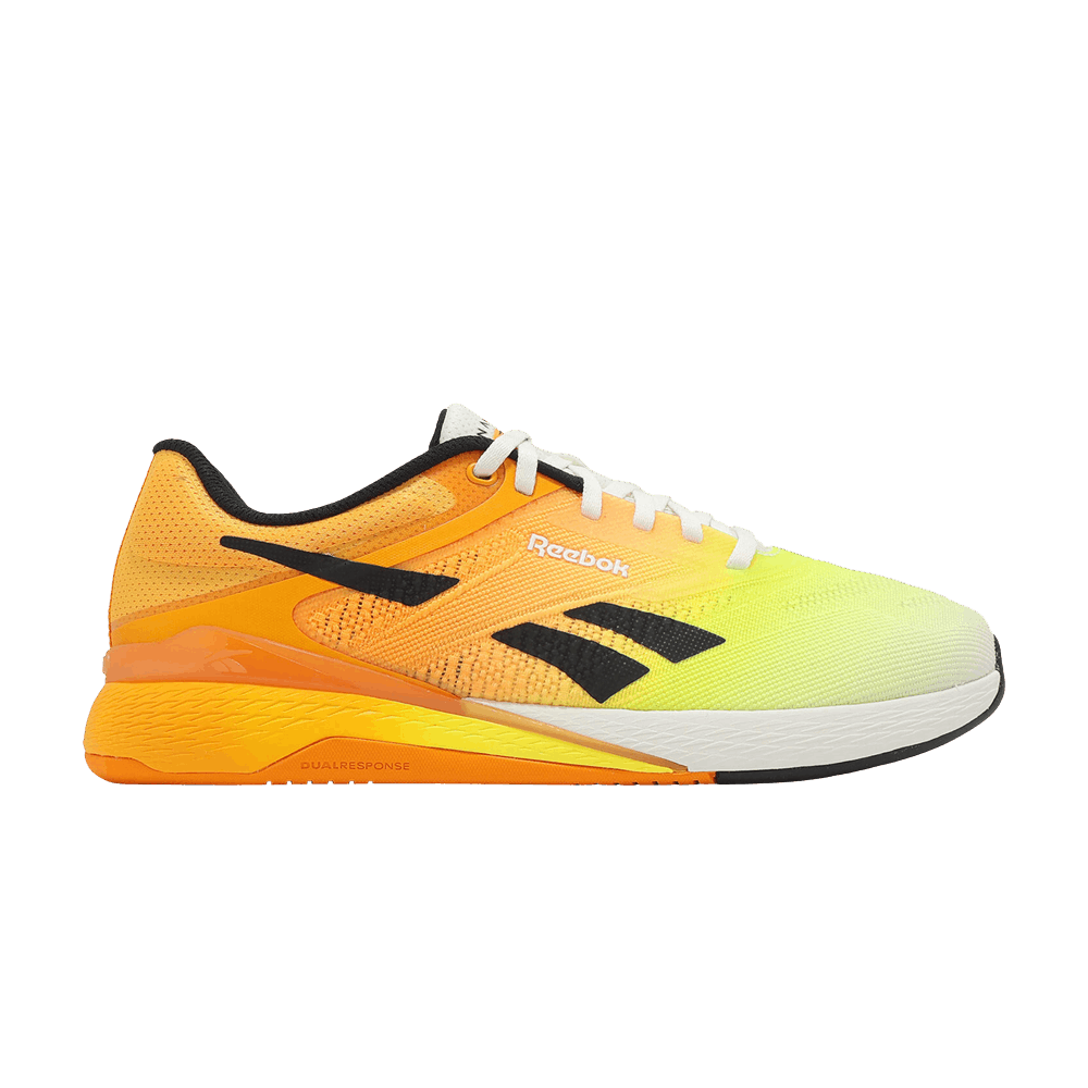 Кроссовки Reebok Nano X5 'Chalk Black Electric Amber'