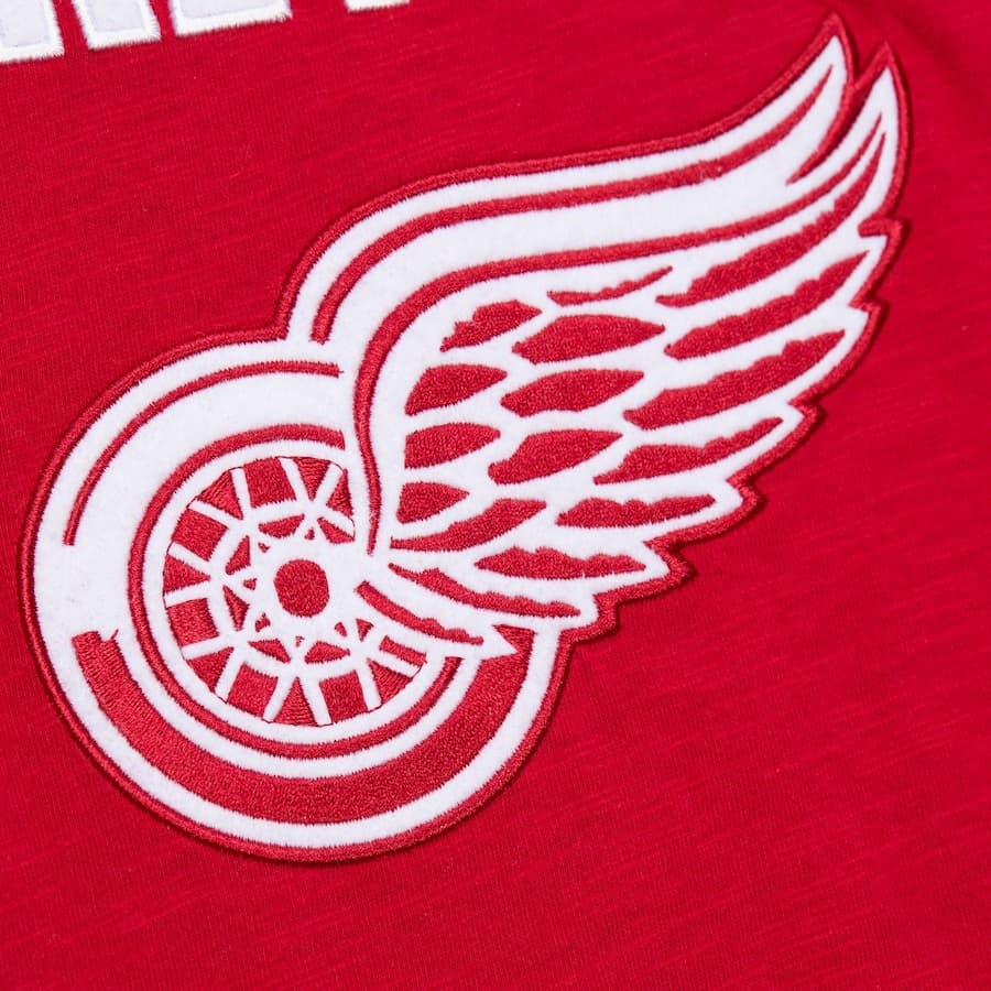 Лонгслив Mitchell & Ness Red Detroit Red Wings Legendary Slub Long Sleeve T-Shirt