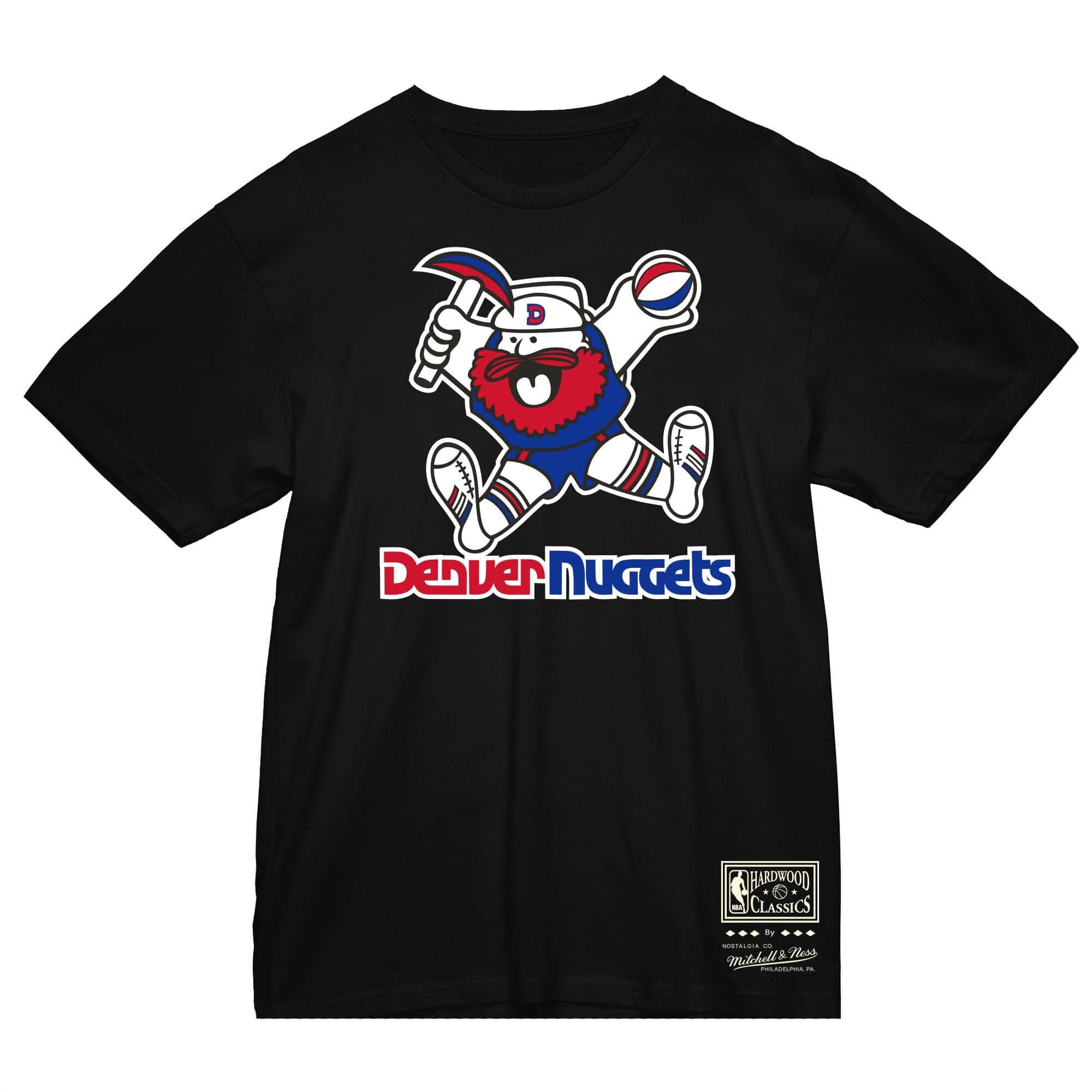 Футболка Mitchell & Ness Basic Logo 2 Tee Denver Nuggets Black T-Shirt