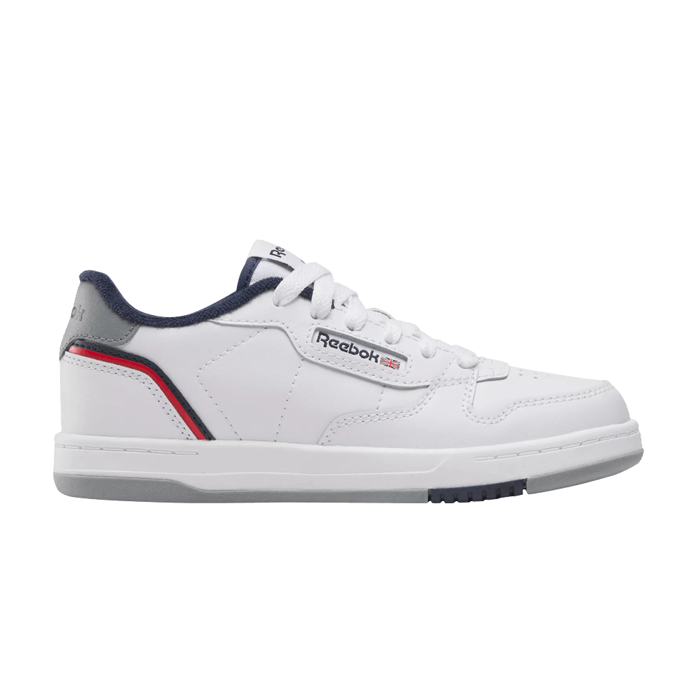 Кроссовки Reebok Phase Court Little Kid 'White Grey Vector Navy'