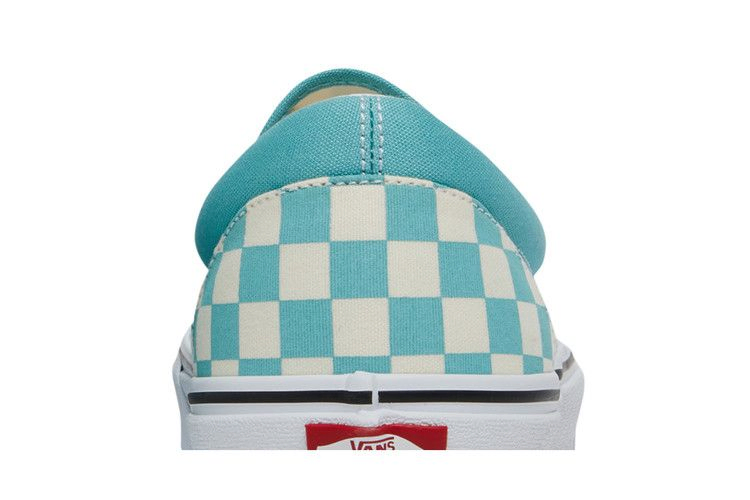 Кроссовки Vans Classic Slip-On 'Aqua Haze Checkerboard'