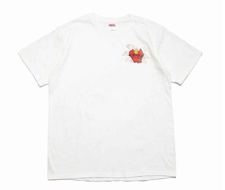 Футболка KAWS x Sesame Elmo Tee White