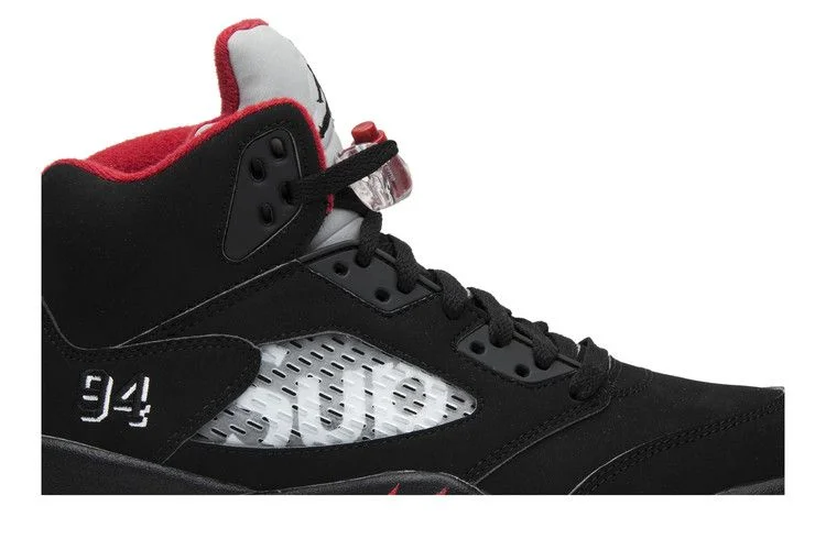 Кроссовки Supreme x Air Jordan 5 Retro 'Black'