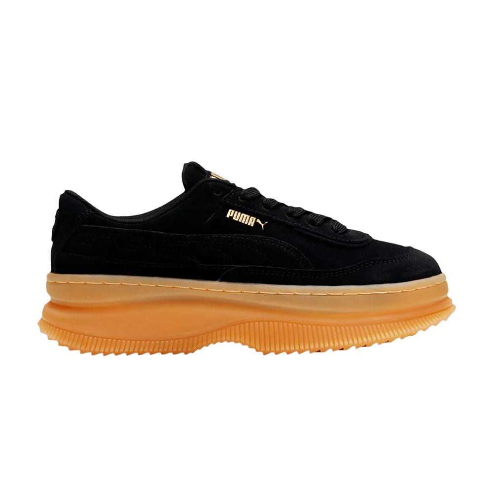Krossovki-Puma-Wmns-Deva-Suede-Black-Gold