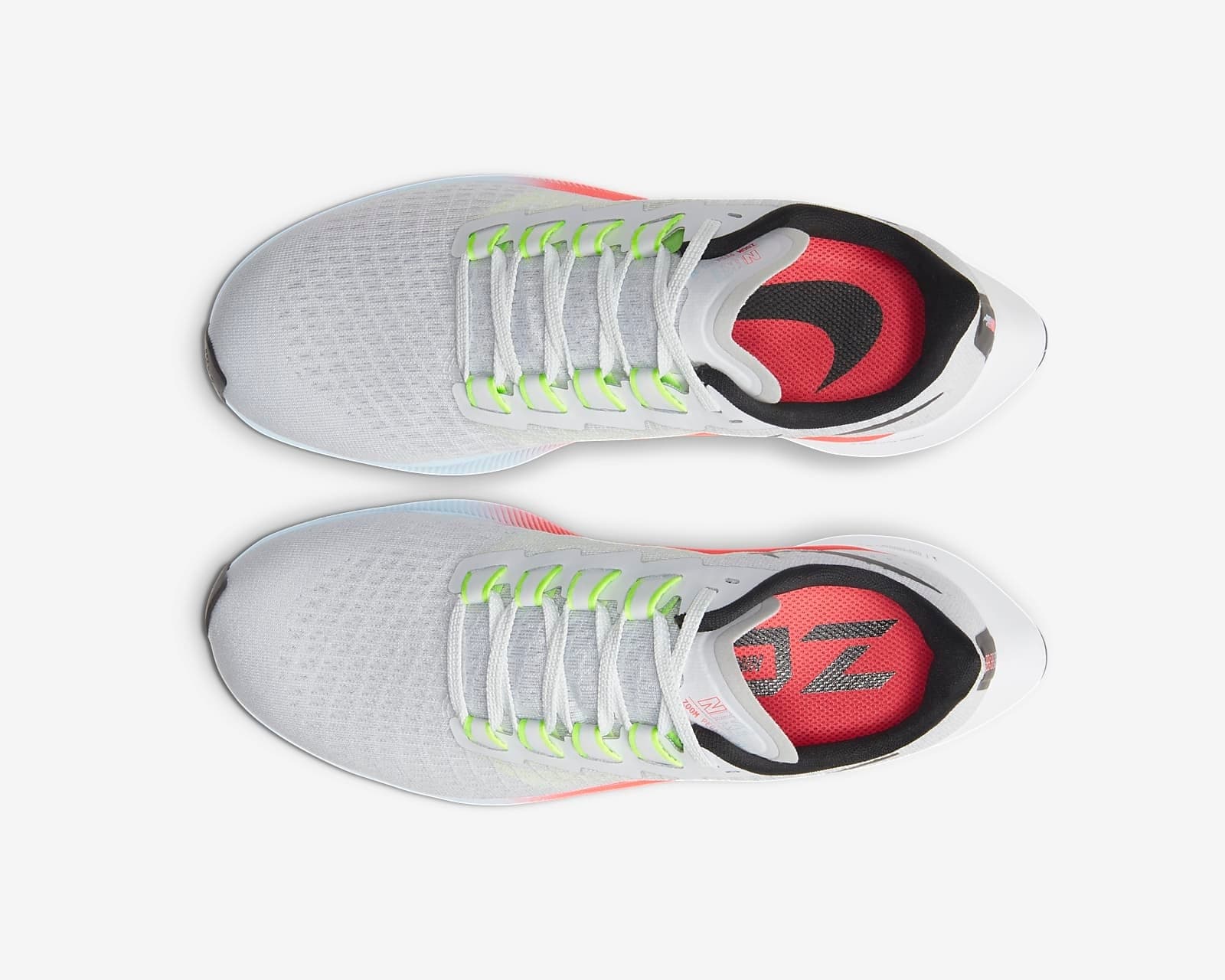 Кроссовки Wmns Nike Air Zoom Pegasus 37 Platinum Crimson Blue