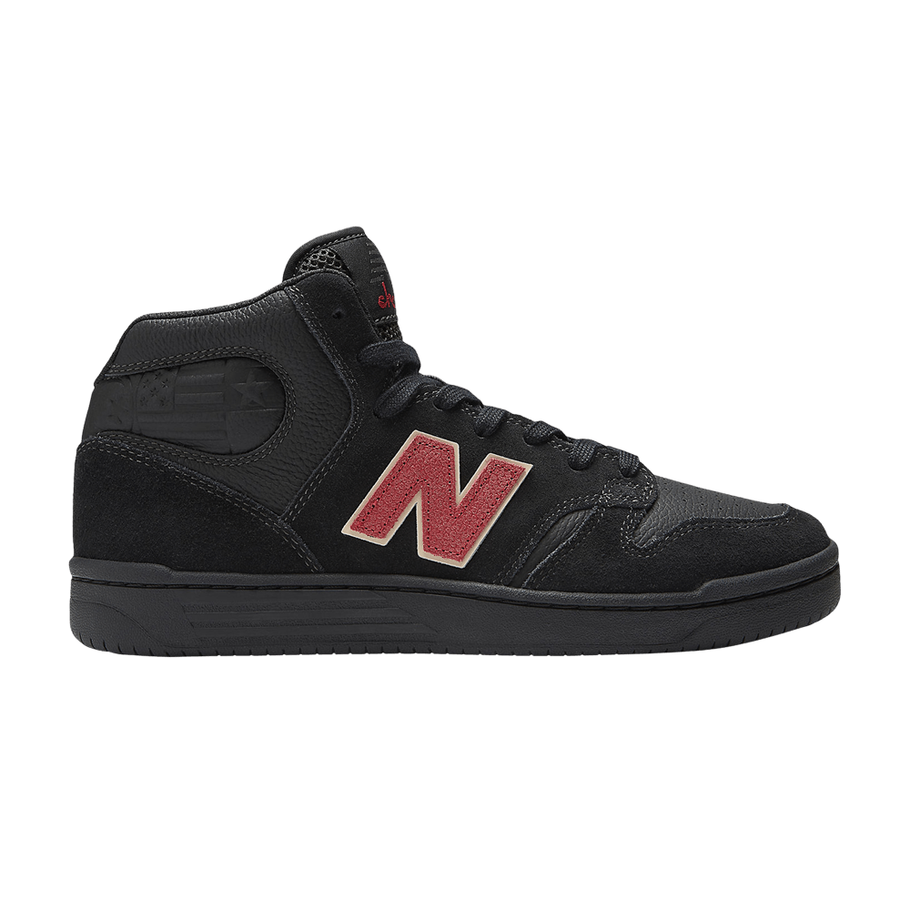 Кроссовки Chocolate Skateboards x New Balance Numeric 480 High 'Black Red'