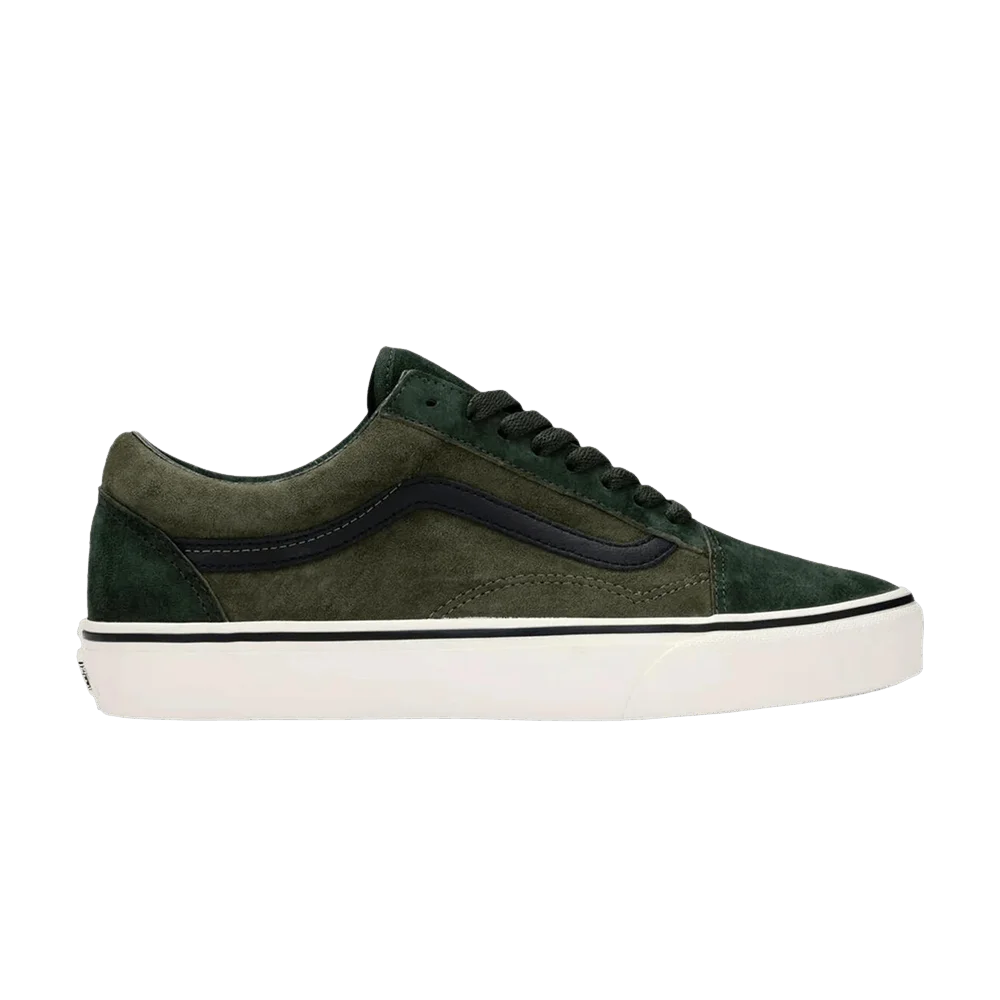 Кроссовки Vans Old Skool 'Pig Suede - Green Multi-Color'