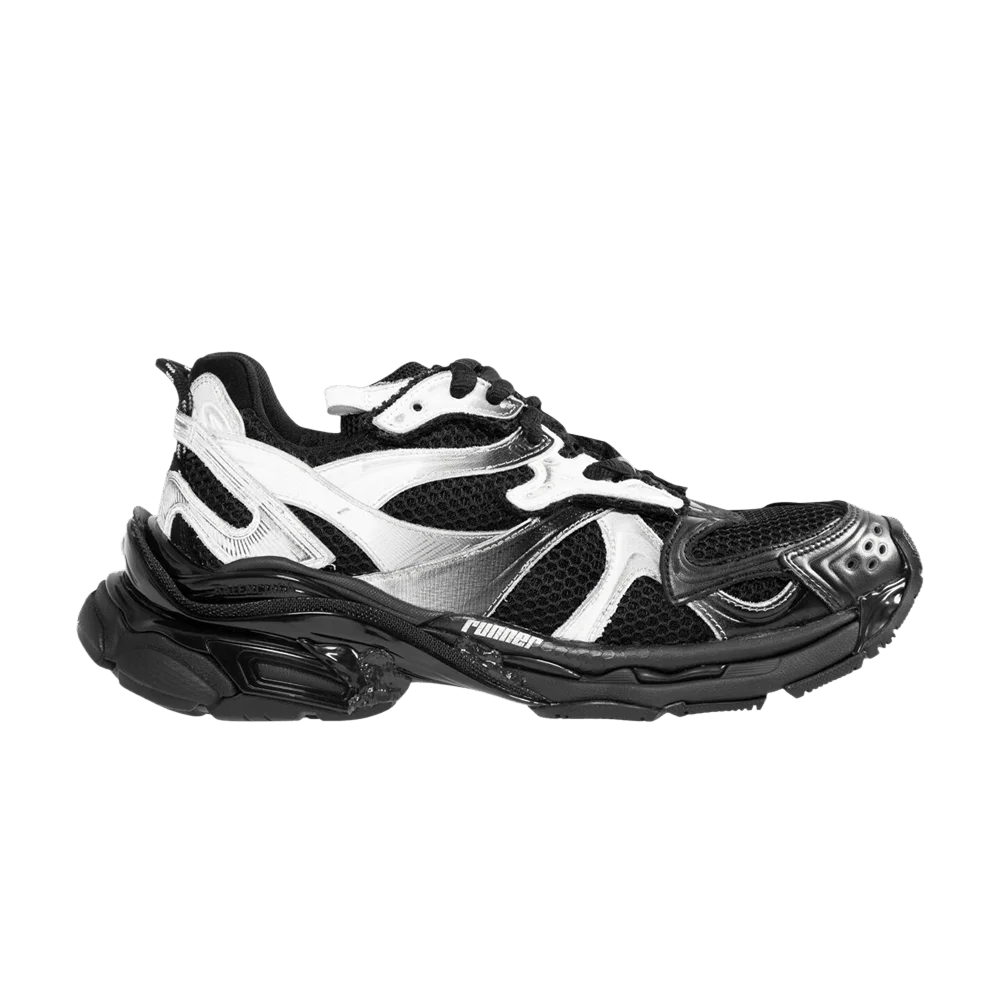 Krossovki-Balenciaga-Runner-Black-White