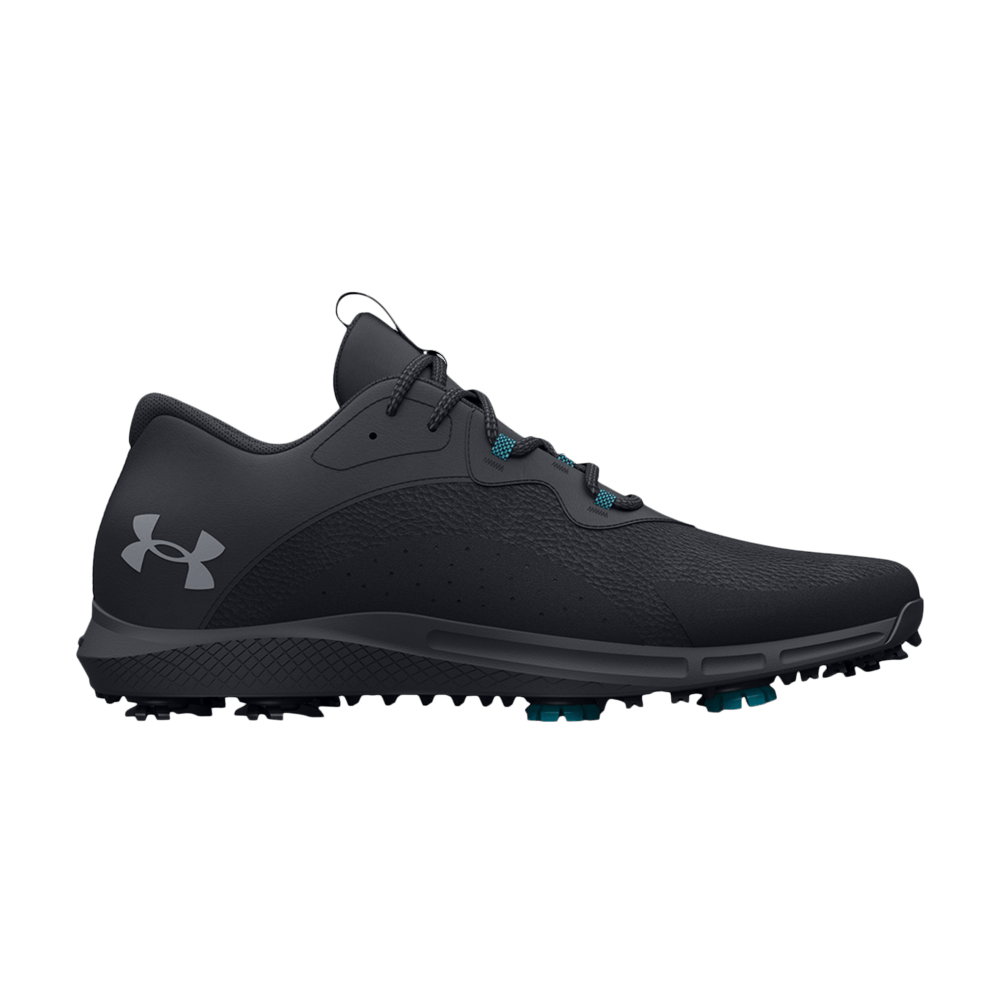 Кроссовки Under Armour Charged Draw 2 Golf Wide 'Black Steel'