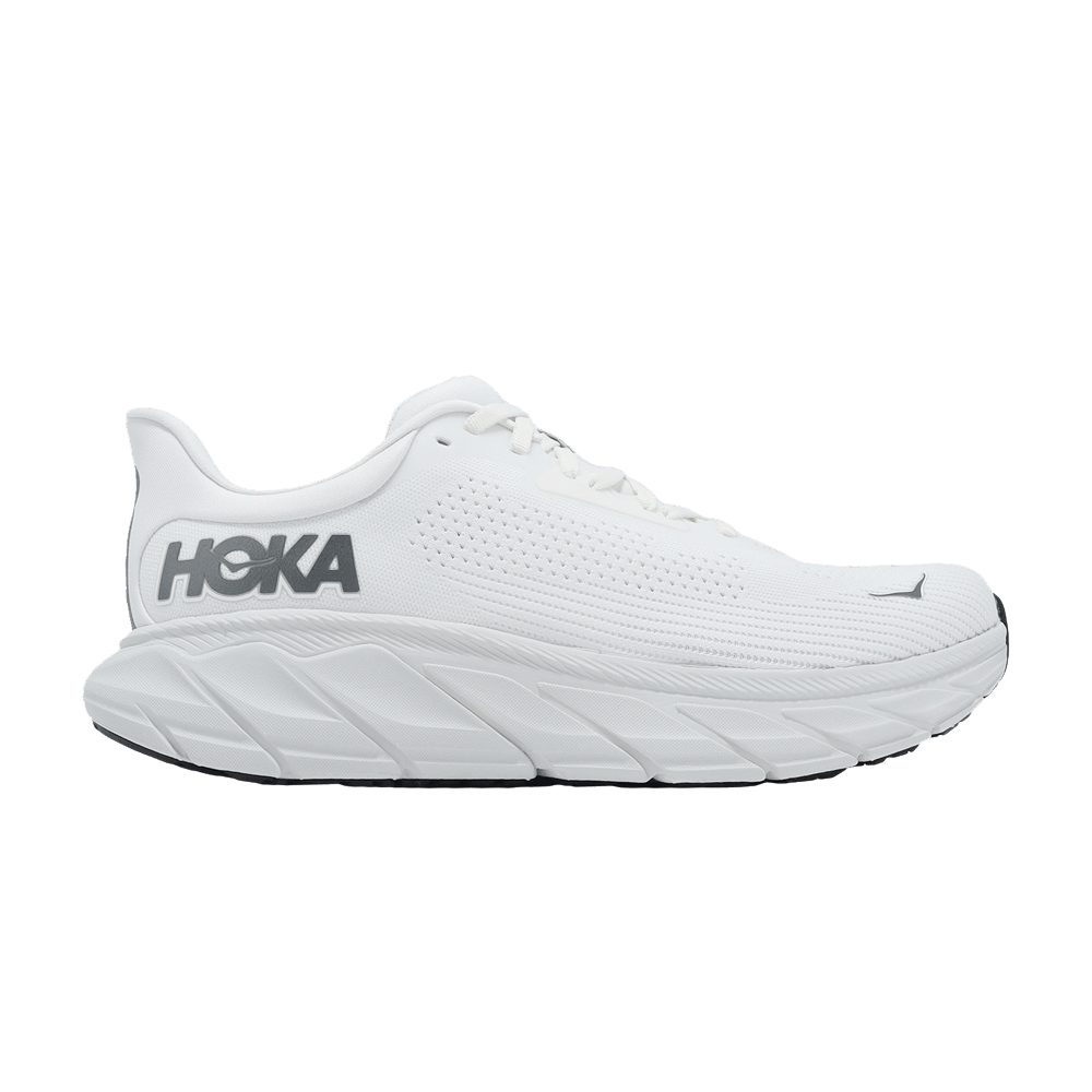 Кроссовки HOKA Arahi 7 2E Wide 'Blanc De Blanc Steel Wool'
