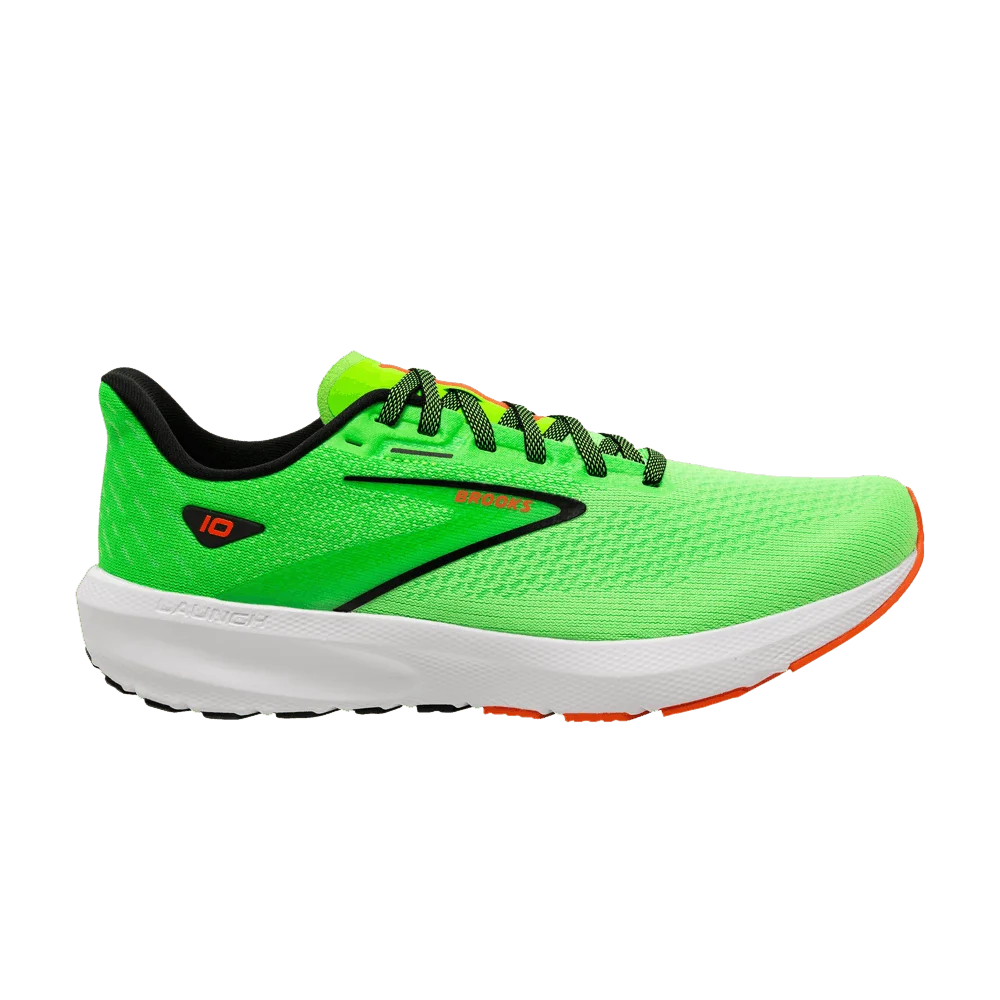 Krossovki-Brooks-Launch-10-Green-Gecko