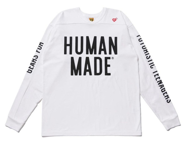 Футболка HUMAN MADE Futuristic Long Sleeve T-Shirt Multicolor