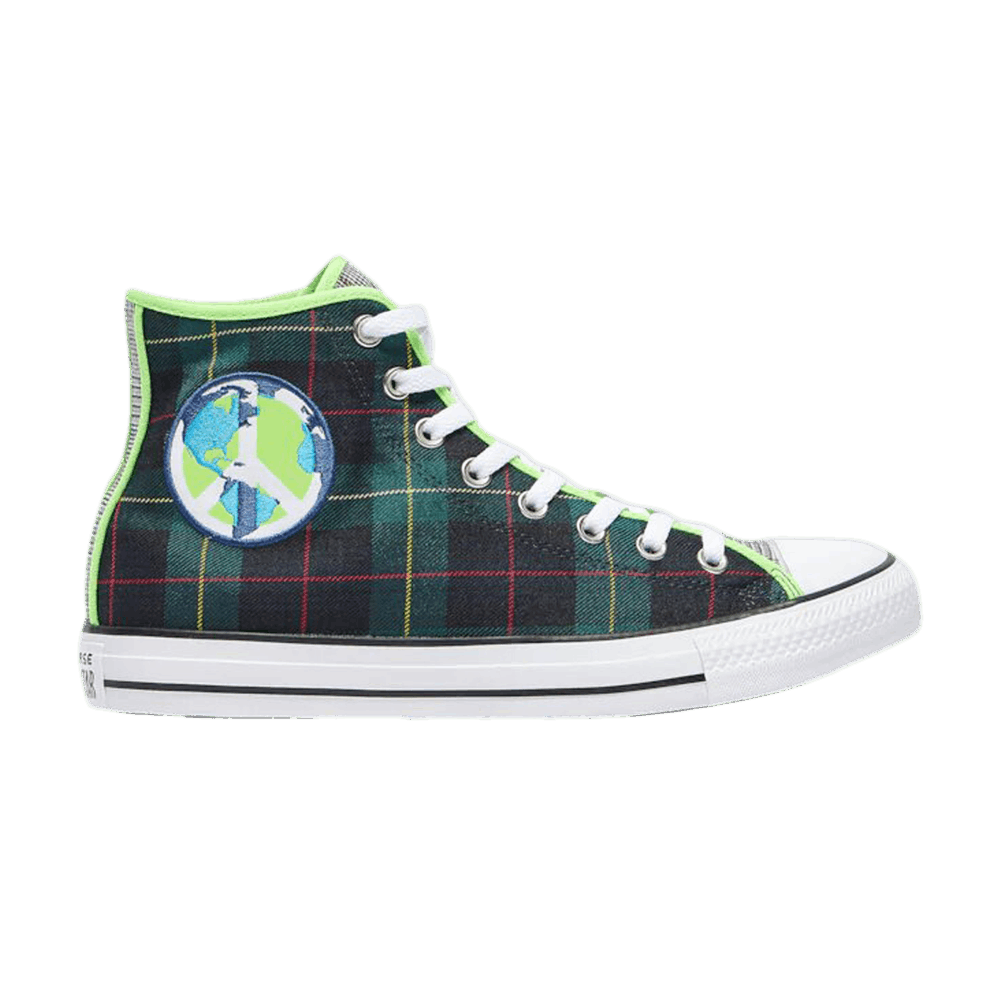 Кроссовки Converse Chuck Taylor All Star High 'World Peace - Green Red'