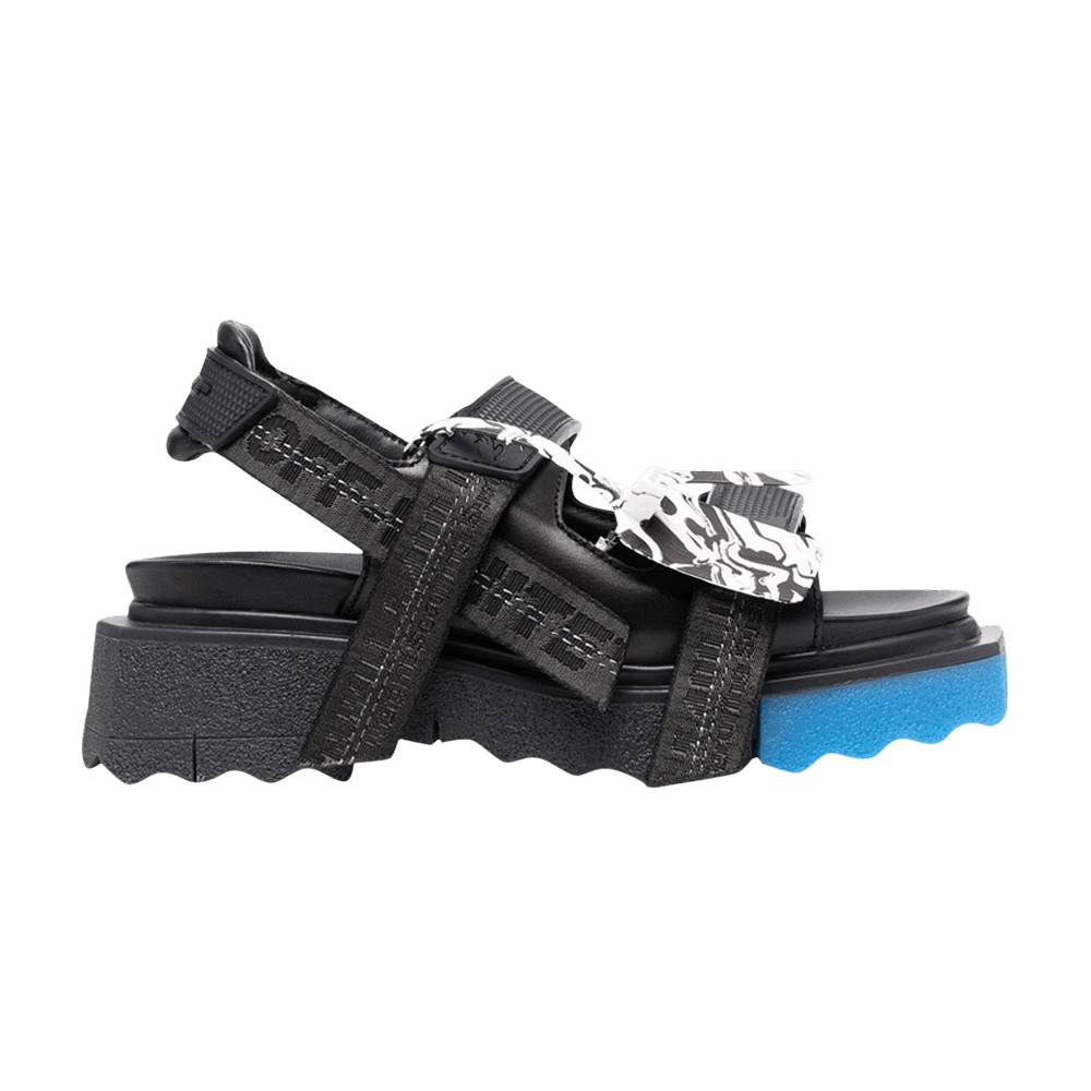 Сандалии Off-White Wmns Sponge Trek Strap Sandal 'Black Blue'