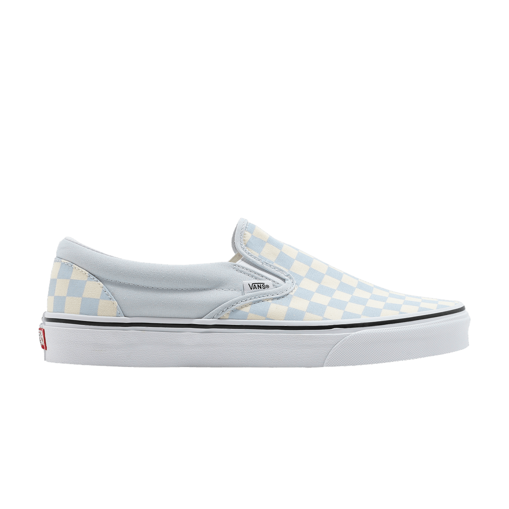 Кроссовки Vans Classic Slip-On 'Checkerboard - Ballad Blue'