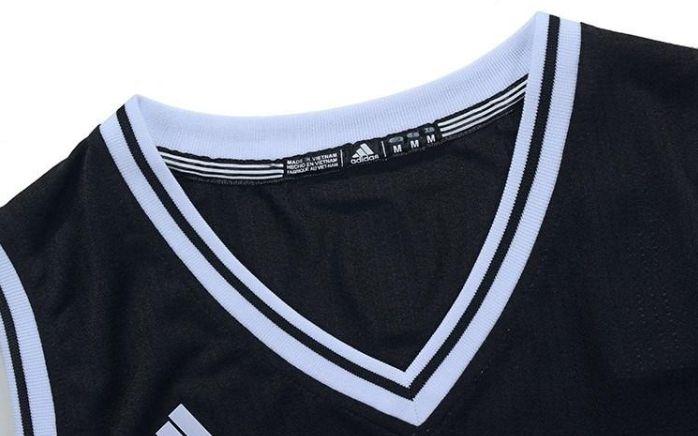 Баскетбольная джерси adidas Jeremy Lin 7 Brooklyn Nets Replica Black