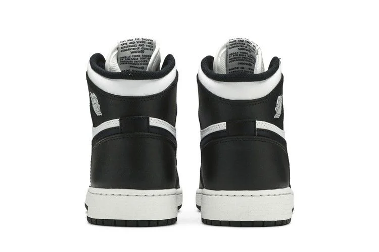 Кроссовки Air Jordan 1 Retro High OG BG 'Black White' 2014