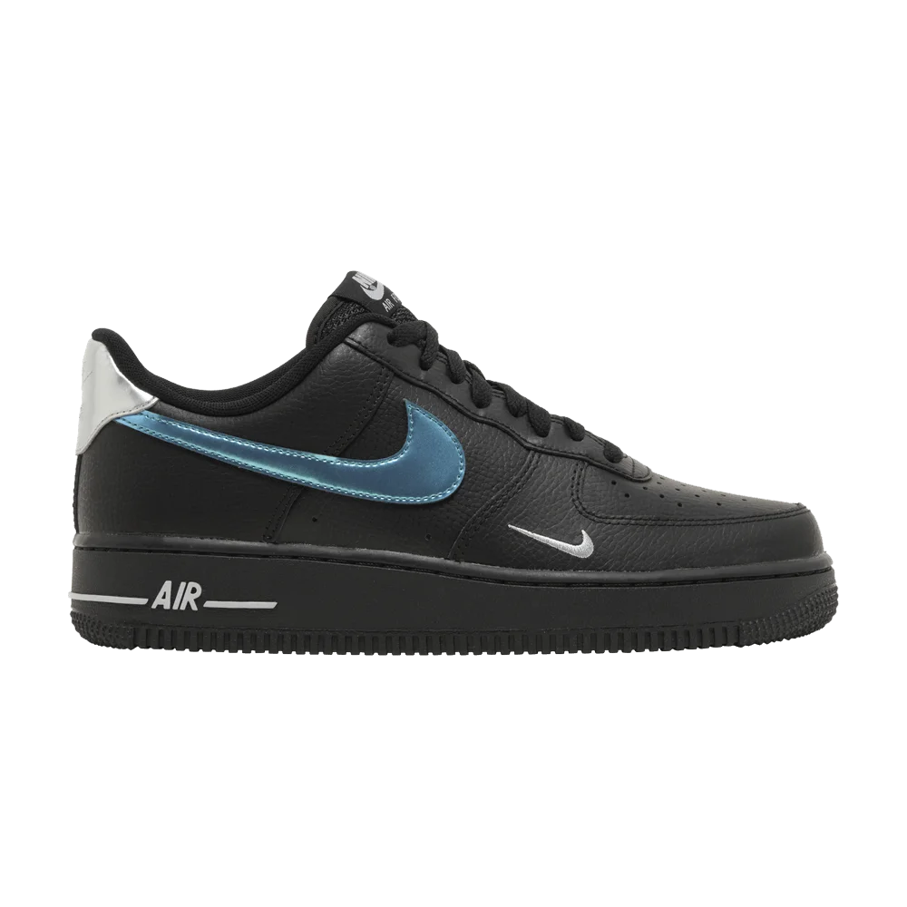 Krossovki-Nike-Air-Force-1-07-Black-Blue-Lightning